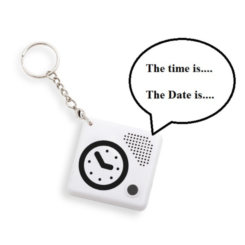 Talking Keychain Pocket Clock