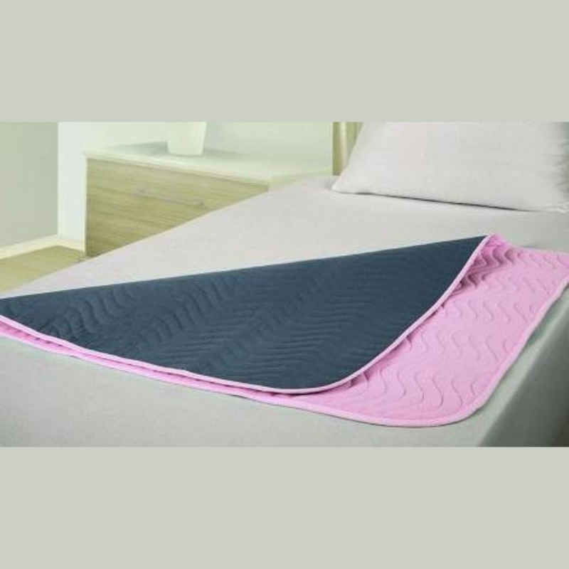 Vida Washable Bed Pad - Maxi - 70 x 90cm - with tucks - Pink