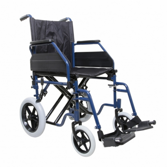 Wheelchair Seat width: 46 cm. Seat height: 50 cm. Weight: 18 kg